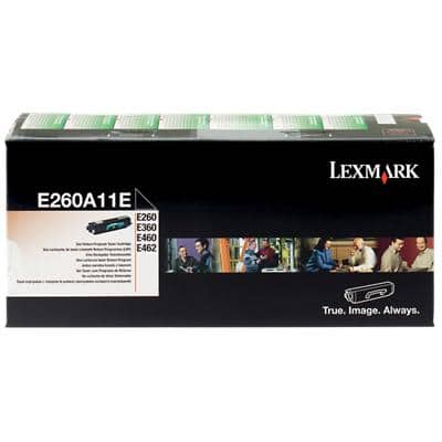 Lexmark E260A11E Original Toner Cartridge Black
