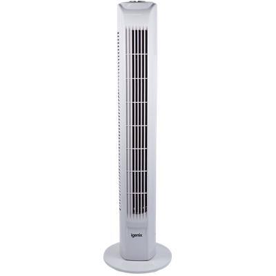 igenix Tower Fan DF0035T 45 W 29 inch White 1 Speed Settings 22 x 79 cm