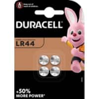 Duracell Button Cell LR44 Batteries 4LR44 1.5V Alkaline Pack of 4