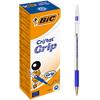 BIC Cristal Grip Ballpoint Pen Medium 0.4 mm Blue Pack of 20