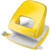 Leitz NeXXt WOW Metal 2 Hole Punch 5008 30 Sheets Yellow