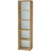 GERMANIA Chipboard Bookcase 4 Shelves 500 x 370 x 1,960 mm Oak