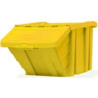 SLINGSBY Storage Bin Heavy Duty Yellow 36.5 x 40 x 34.5 cm