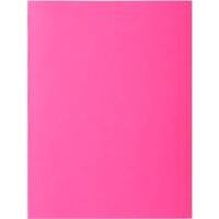 Exacompta Rock''s Square Cut Folder A4 Pink Cardboard 210 gsm Pack of 100