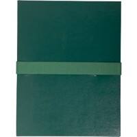 Exacompta Expanding File 633E A4 Balacron 24 (W) x 32 (H) cm Green Pack of 10