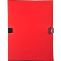 Exacompta Expanding File 30109H A4 Red Recycled Board 24 x 32 cm Pack of 10