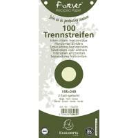 Exacompta Forever Young Dividers Special format Green Cardboard 2 Holes 13445B Pack of 1200