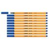STABILO point 88 Fineliner Pen 0.4 mm Needlepoint Blue 88/41 Pack of 10