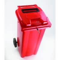 SLINGSBY Waste Bin 377902 Red 55.5 x 48 x 93.3 cm