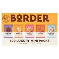 Border 5 Varieties Mini Twin Packs Biscuits 100 Pack
