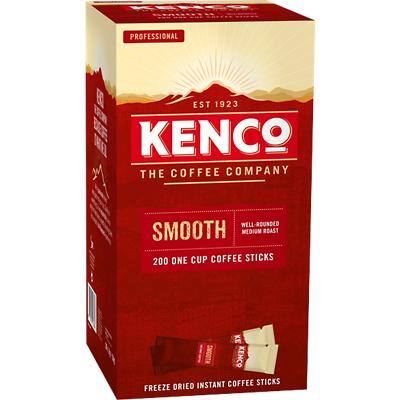 Kenco Caffeinated Instant Coffee Sachets Smooth 1.8 g Pack of 200