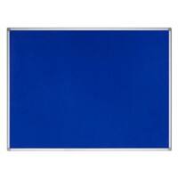 Bi-Office Earth Notice Board Wall Mounted Felt 180 (W) x 120 (H) cm Medium-Density Fibreboard Blue