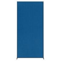 Nobo Freestanding Room Divider Screen Impression Pro 800mm x 1800mm x 300mm Felt, Metal Blue