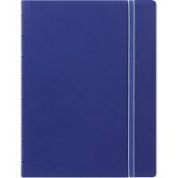 Filofax Notebook 115009 A5 Ruled Twin Wire Faux-leather Soft Cover Blue 56 Pages
