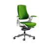 Dynamic Synchro Tilt Task Operator Chair Height Adjustable Arms Flex White Frame Without Headrest High Back