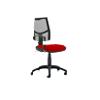Dynamic Permanent Contact Backrest Task Operator Chair Loop Arms Eclipse II Black Back, Bergamot Cherry Seat Without Headrest Medium Back