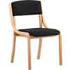 Dynamic Visitor Chair Madrid Seat Black Without Arms