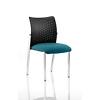 Dynamic Visitor Chair Academy Seat Maringa Teal Without Arms