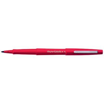 PaperMate Fineliner Pen Flair Medium 0.7 mm Red Pack of 12