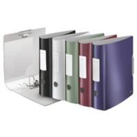 Leitz 180° Active Style Lever Arch File A4 82 mm Assorted 2 ring 1108 Polyfoam Portrait Pack of 5