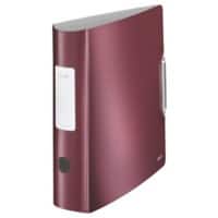 Leitz 180° Active Style Lever Arch File A4 82 mm Red 2 ring 1108 Polyfoam Portrait Pack of 5