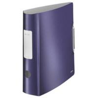 Leitz 180° Active Style Lever Arch File A4 82 mm Blue 2 ring 1108 Polyfoam Portrait Pack of 5