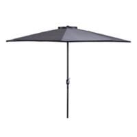 Outsunny Parasol 84D-008GY Metal, Polyester Grey