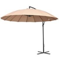 Outsunny Sun Umbrella 84D-118 Metal, Polyester, Glass Fiber Beige