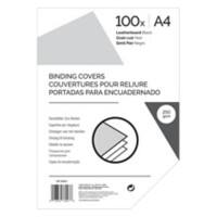 Binding Cover A4 Black 250 gsm Leather 6905301 Pack of 100