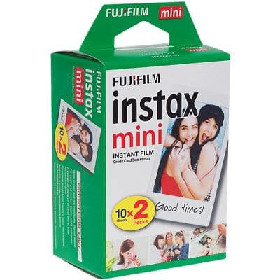Fujifilm Instant Photo Film White Suitable for instax Mini Pack of 20