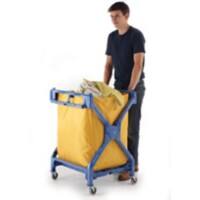 GPC Folding Laundry Trolley 70kg Capacity Blue 660 x 950 x 710mm