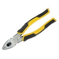 Stanley Control Grip Combination Pliers with Plastic Handle STHT0-74456 Carbon Steel Silver, Black, Yellow