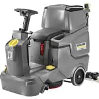 Kärcher Cordless Scrubber Dryer Professional Ride-On/Step-On BD 50/70 R Classic Grey Fresh Water Capacity 70L & Dirt Water Capacity 75L