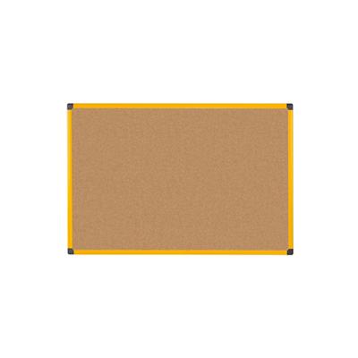 Bi-Office Ultrabrite Notice Board Non Magnetic 120 (W) x 90 (H) cm Brown