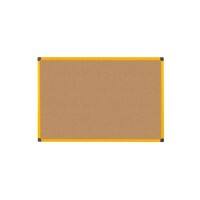 Bi-Office Ultrabrite Notice Board Non Magnetic 90 (W) x 60 (H) cm Brown