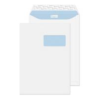 PREMIUM Office C4 Envelopes White 229 (W) x 324 (H) mm Window 120 gsm Pack of 250
