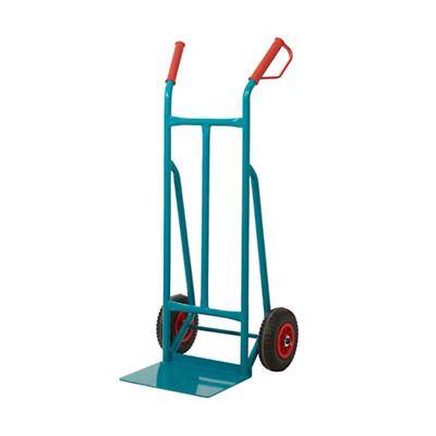 GPC Heavy Duty Sack Truck with Axle Supports and 2 Castors 200kg Capacity Blue