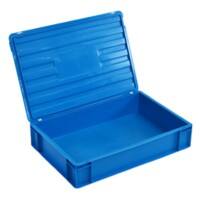 EXPORTA Stacking Container Euro Blue Polypropylene 40 x 60 cm Pack of 5