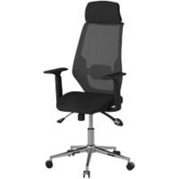 Alphason Office Chair Clift Black Fabric 730 x 490 mm
