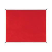 Bi-Office Maya Notice Board Non Magnetic 150 (W) x 120 (H) cm Red
