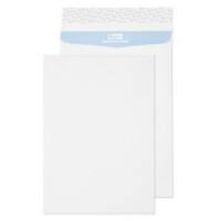 PREMIUM Tear Resistant Gusset Envelopes 16X12 Peel & Seal 406 x 305 x 50 mm Plain 125 gsm White Pack of 100