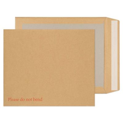 Purely Board Back Envelopes Peel & Seal 318 x 267 mm Plain 120 gsm Manilla Pack of 125