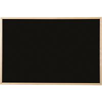 Bi-Office Basic Chalkboard 90 (W) x 1.4 (D) x 60 (H) cm Black