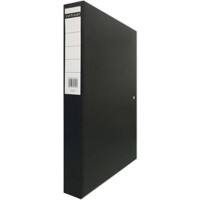 Eastlight Box File 31895DENT A4 Cardboard 4.5 (W) x 24.5 (D) x 37 (H) cm Black 4.5 cm Pack of 10