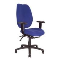 Nautilus Designs Ltd. Nautilus Designs Ltd Ergonomic High Back 24 Hour Multi-Functional Synchronous Operator Chair with Multi-Adjustable Arms