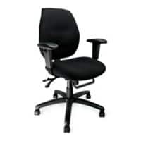 Nautilus Designs Ltd. Nautilus Designs Ltd Ergonomic Medium Back Multi-Functional Synchronous Operator Chair with Adjustable Arms