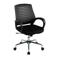 Nautilus Designs Ltd. Medium Mesh Back Operator Chair Black