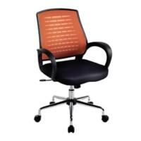 Nautilus Designs Ltd. Medium Mesh Back Operator Chair Orange