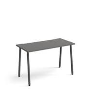 Rectangular A-frame Desk Onyx Grey Wood/Metal A-Frame Legs Charcoal Sparta 1200 x 600 x 730mm