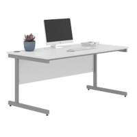 EFG Evo Cantilever Desk with modesty panel 800mm x 600mm MFC finish